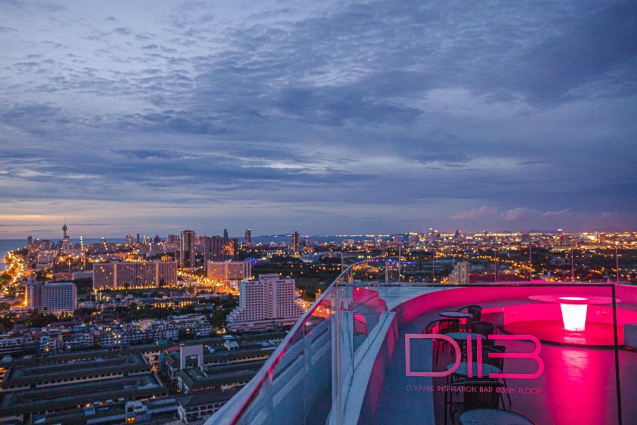 ホテル ディー ワーリー ジョムティエン ビーチ パタヤ ジョムティエンビーチ エクステリア 写真 View from the rooftop